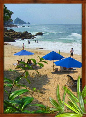 Beach next to Hacienda Del Mar